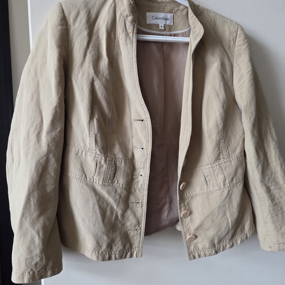 Calvin Klein Tan Utility Jacket